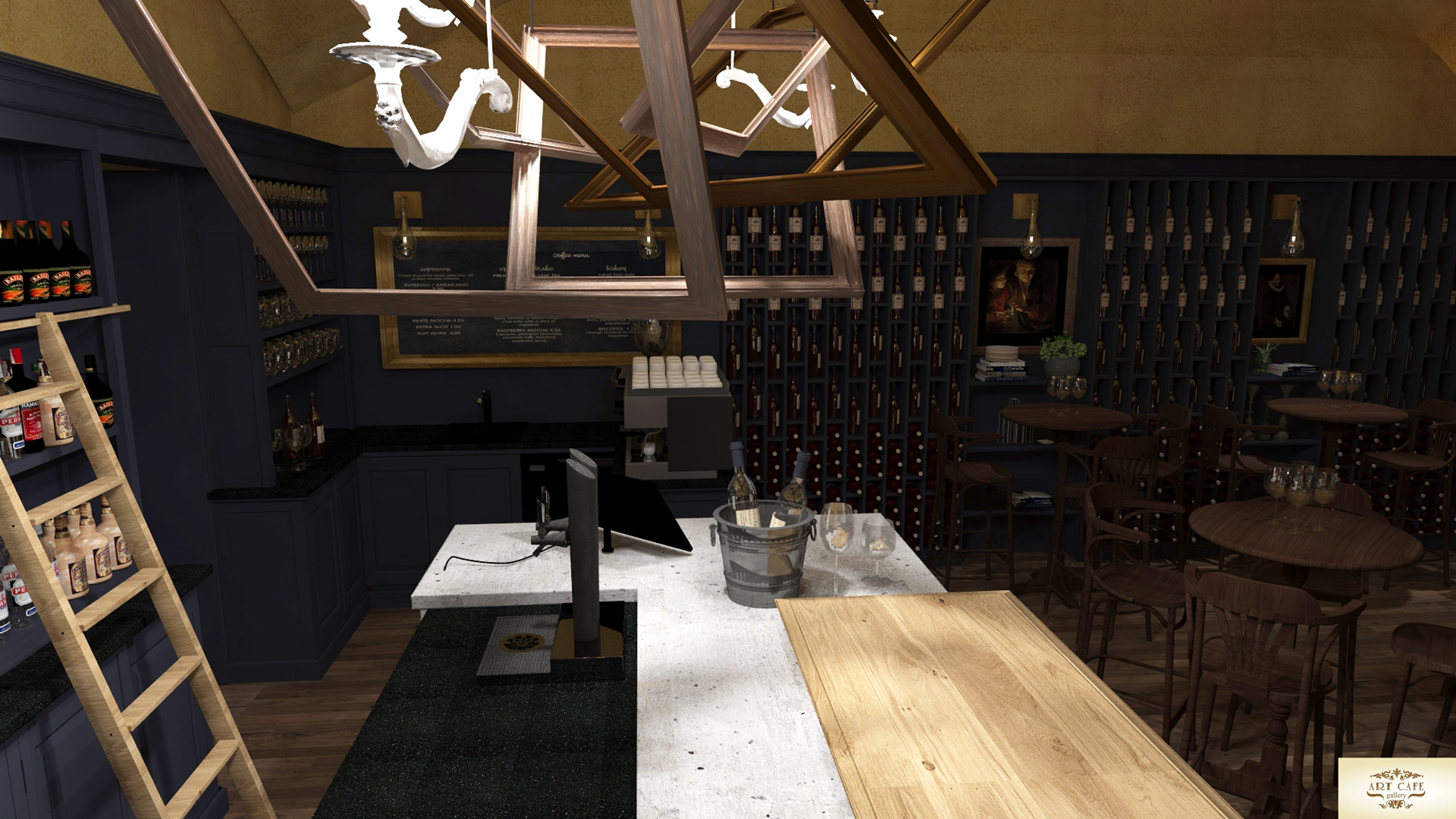 Mobilier de bar Art Cafe